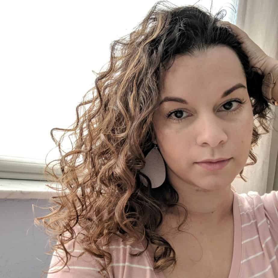 curly girl method before look from 2017