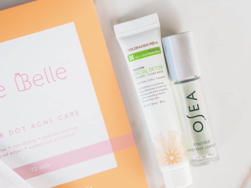 Delilah's top-rated products for natural skincare routine acne prone skin