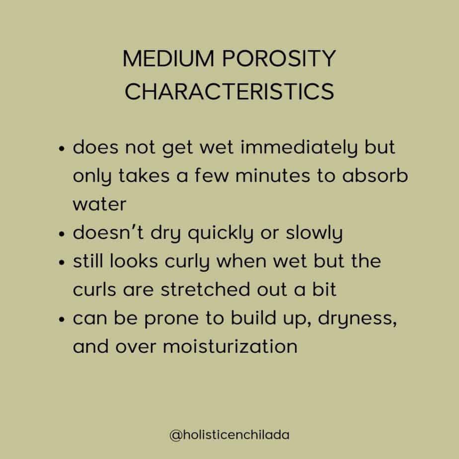 medium porosity hair characteristics