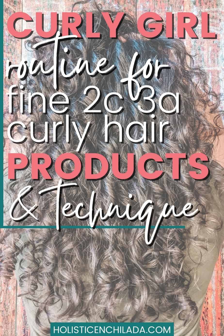 Curly Girl Method For 2b 2c 3a Hair Routine For Fine Curly Hair 4080