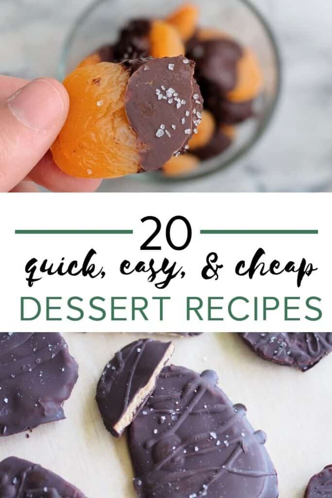 20 quick, easy, and healthy cheap dessert recipes #cheapdessertrecipes #healthydessertrecipes #nobakedessert #glutenfreedessertrecipes 