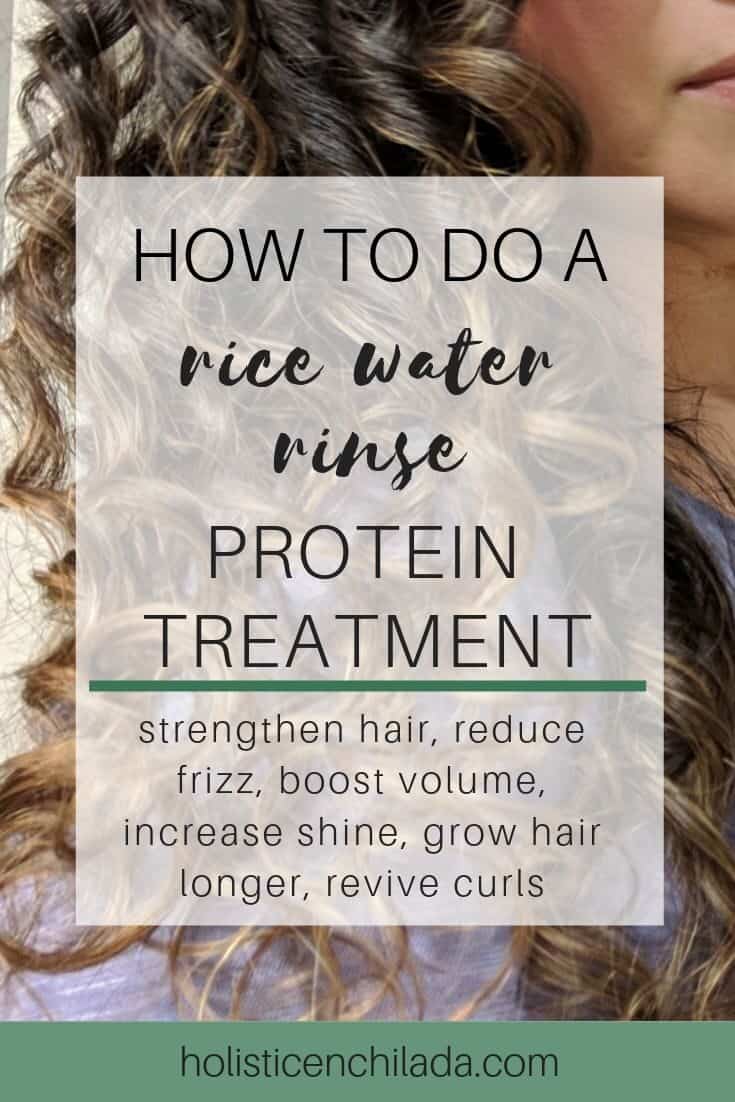 Rice Water Rinse for Curly Hair Guide - The Holistic Enchilada