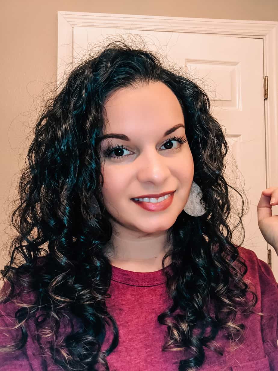 Dry thin curly outlet hair