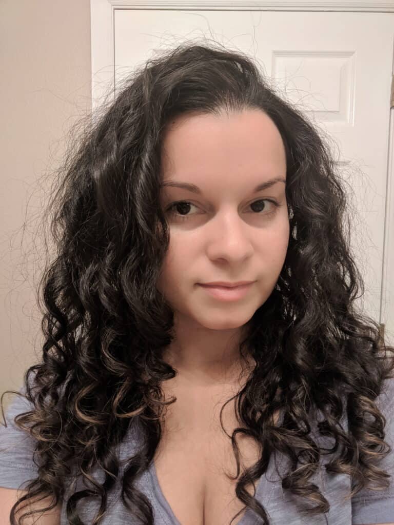 day 3 curly hair