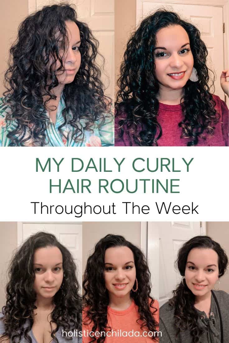 Daily Curly Hair Routine Throughout The Week - A Week Of Curls