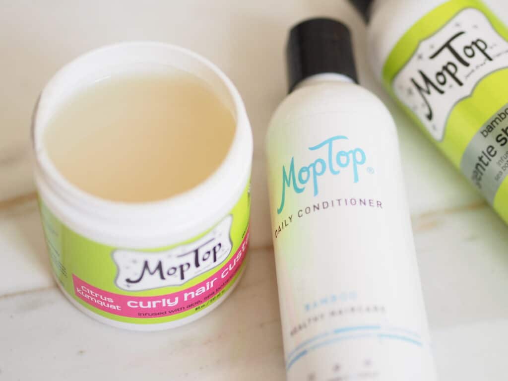 MopTop shampoo for fine curly hair