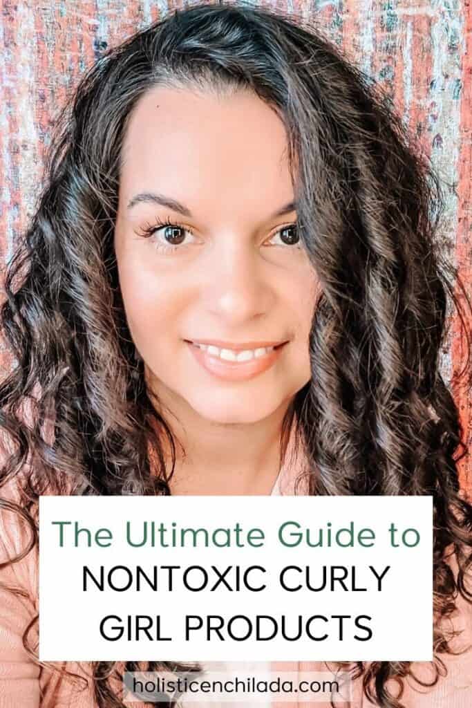 Ultimate guide to nontoxic organic curly girl products pin