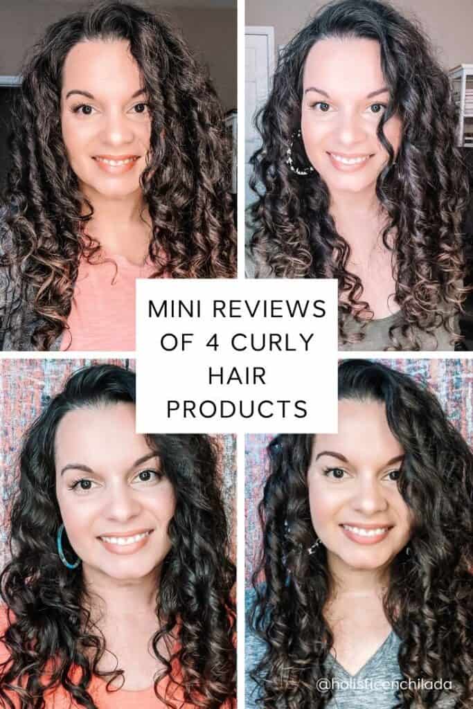 mini review of four curly hair products