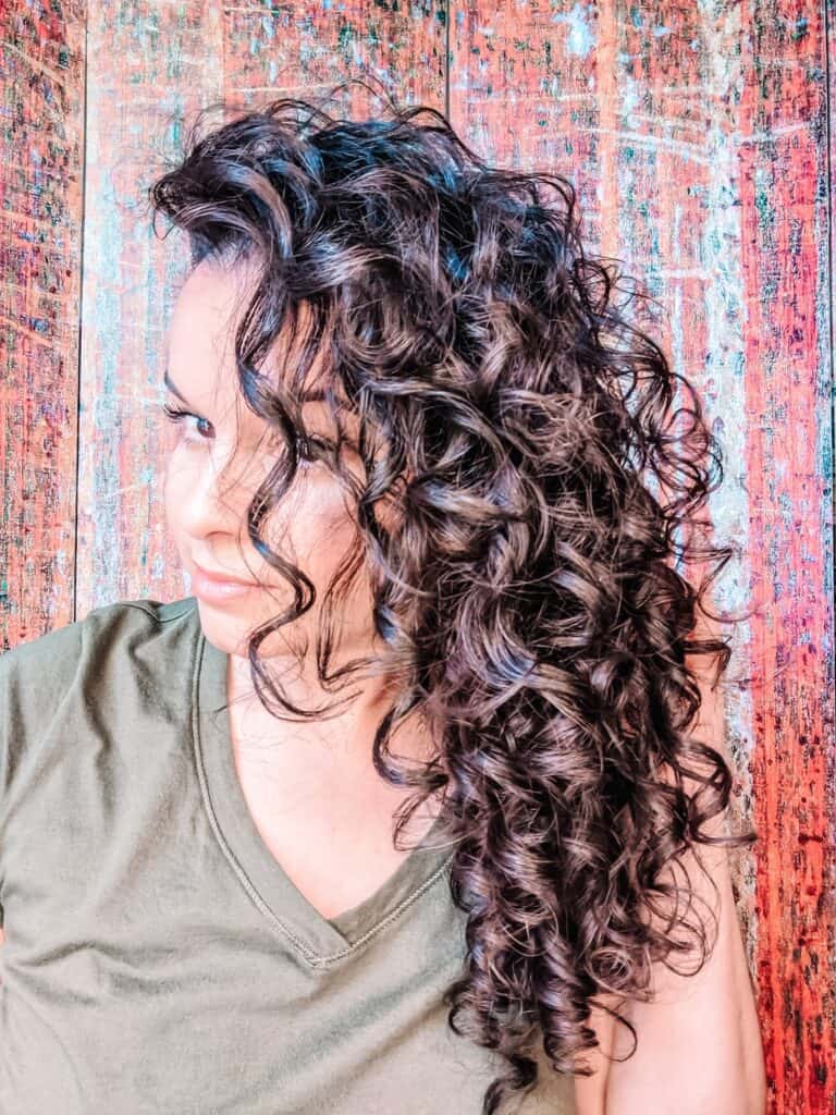 EVOLVh products on fine curly hair