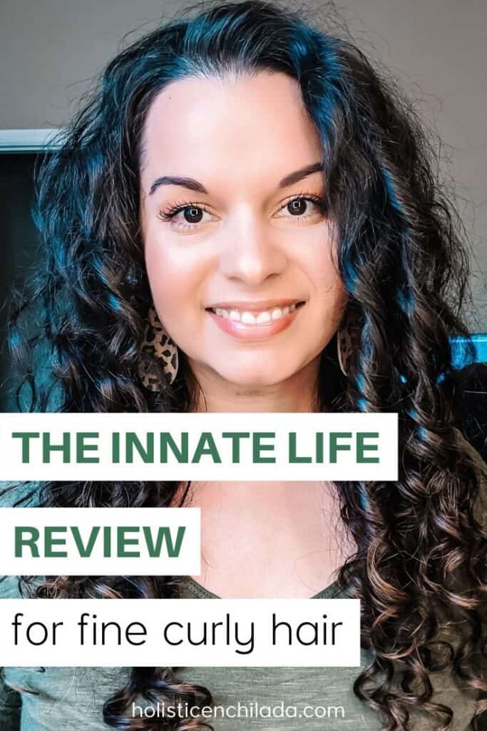 The Innate Life review for thin curly hair