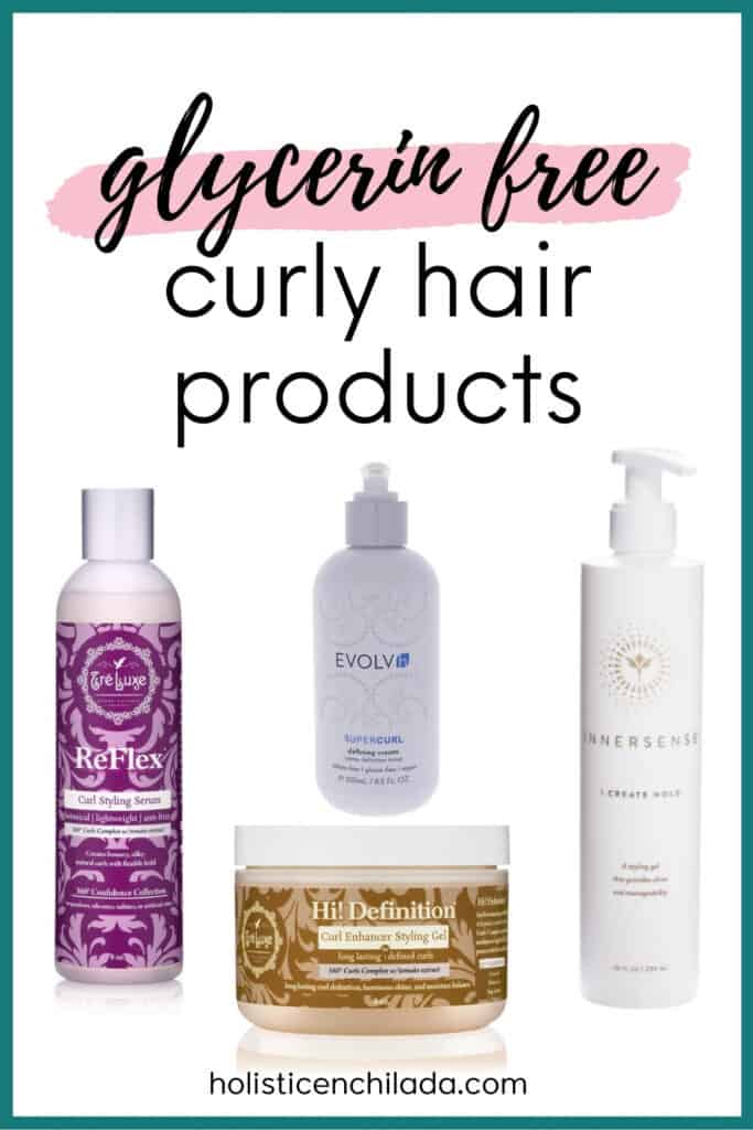 Glycerin free styling products to humidity-proof curly hair