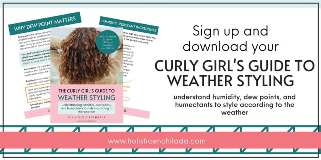 Curly Girl guide to weather styling downloadable