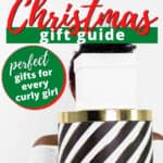 curly hair gift guide pin image