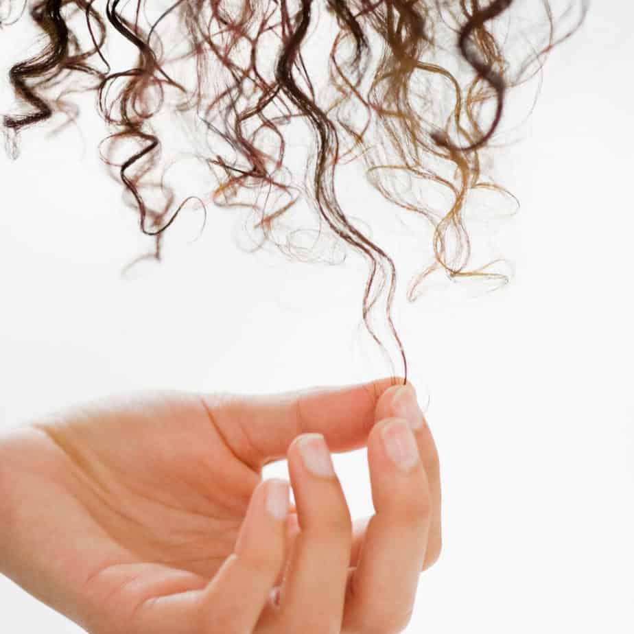 curly hair shedding