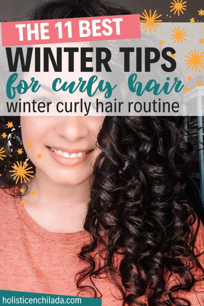 the 11 best winter tips for curly hair winter curly hair routine pin image