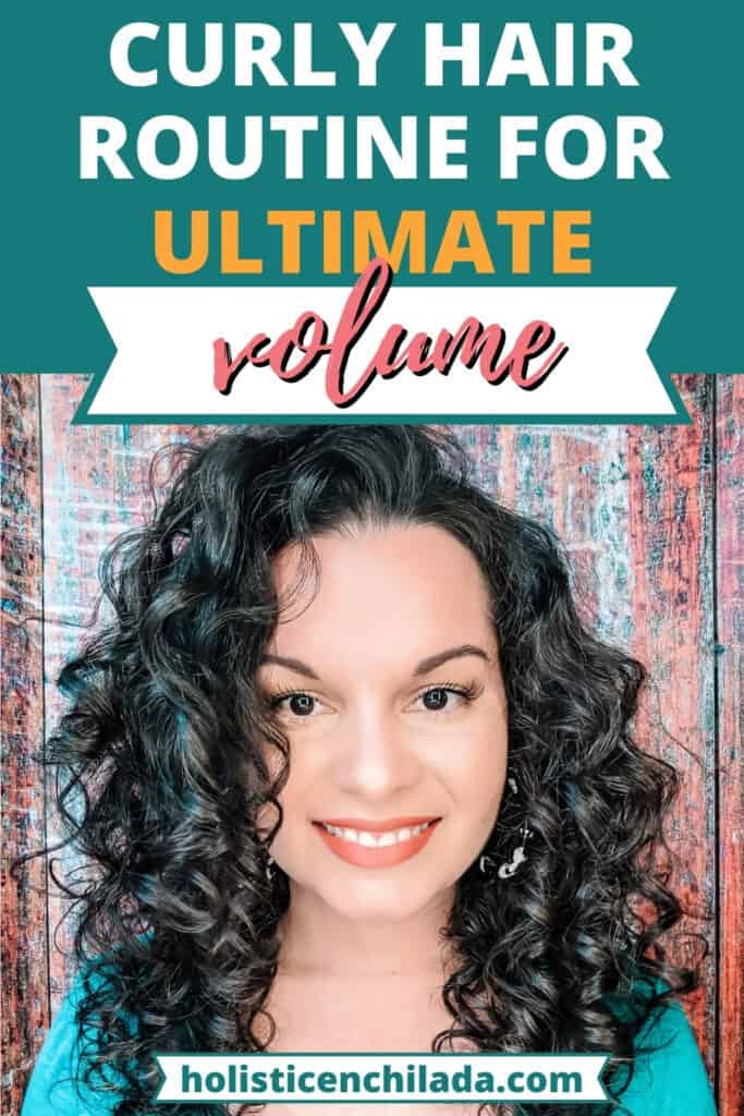 thin curly hair styling tutorial for volume