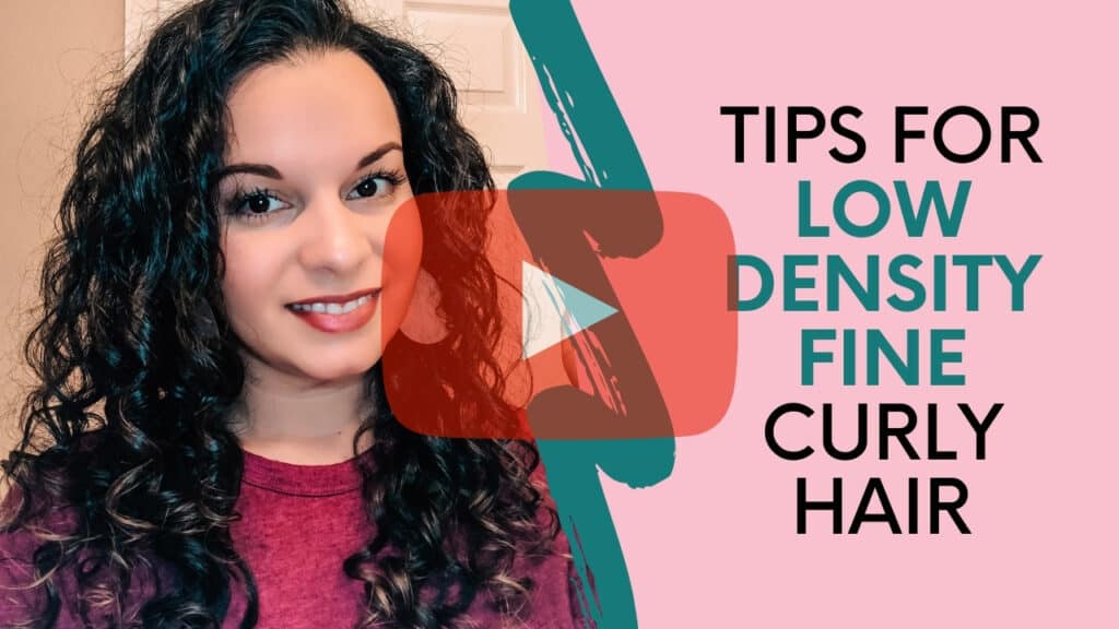 Tips To Care For Low Density & Fine Curly Hair (And Get More Volume!)