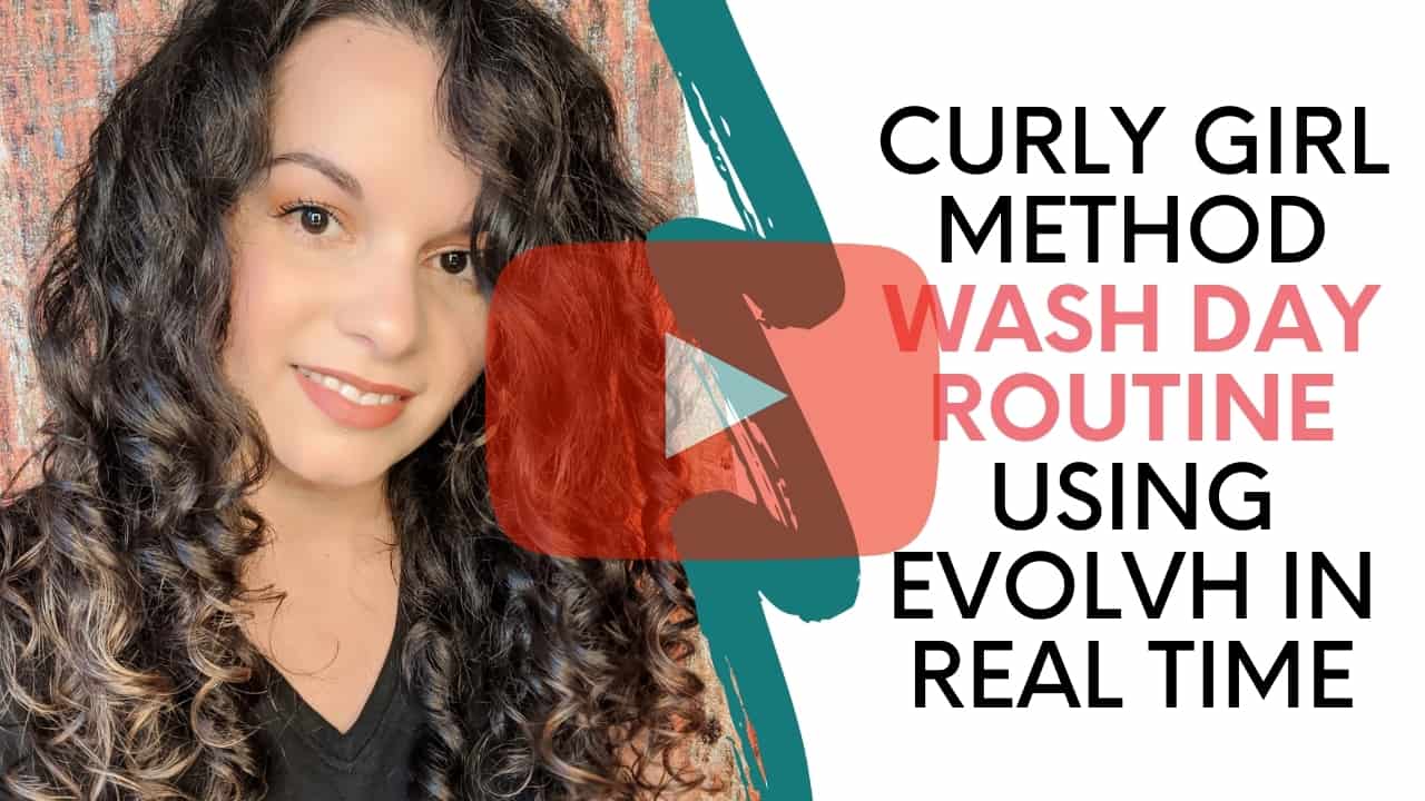 Curly Girl Method for 2B 2C 3A Hair - Routine for Fine Curly Hair image.