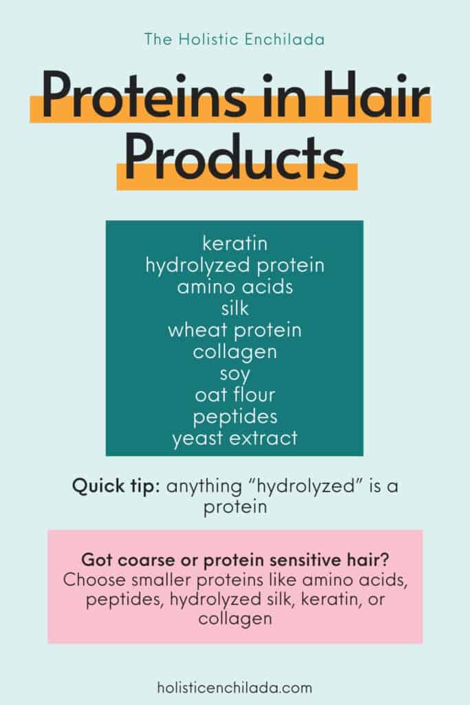 Protein in on sale hair products