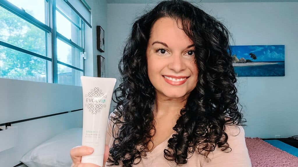 use a hard hold gel to help uneven curly hair
