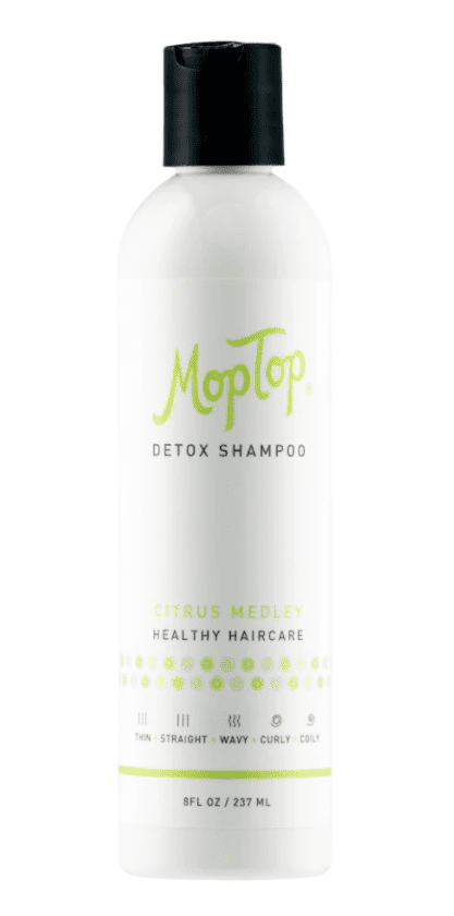 MopTop detox clarifying shampoo for curly hair