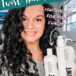 Twist hair products review and routine for fine curly hair