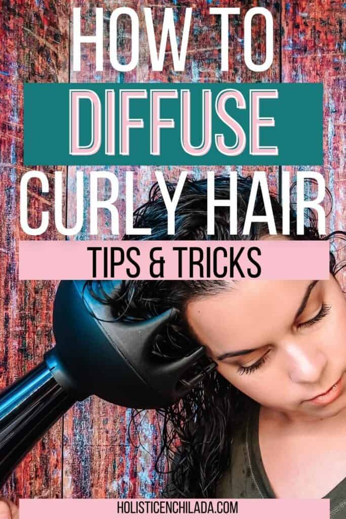 how to diffuse curly hair pin image