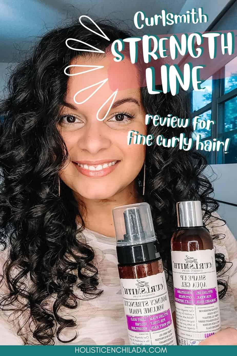 Curlsmith Strength Line Review For Fine Curly Hair The Holistic Enchilada 