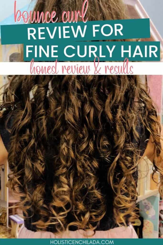 Bounce Curl Review for fine, curly hair 2b 2c 3a curly hair