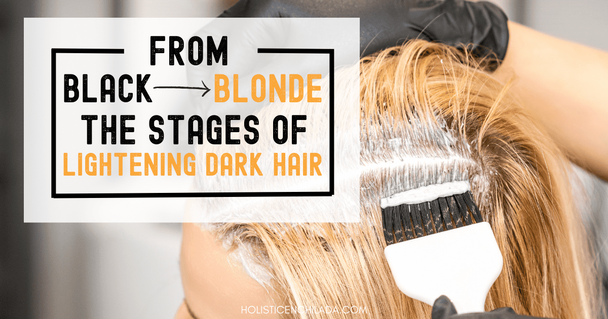 How To Lighten Dyed Black Hair In 10 Steps