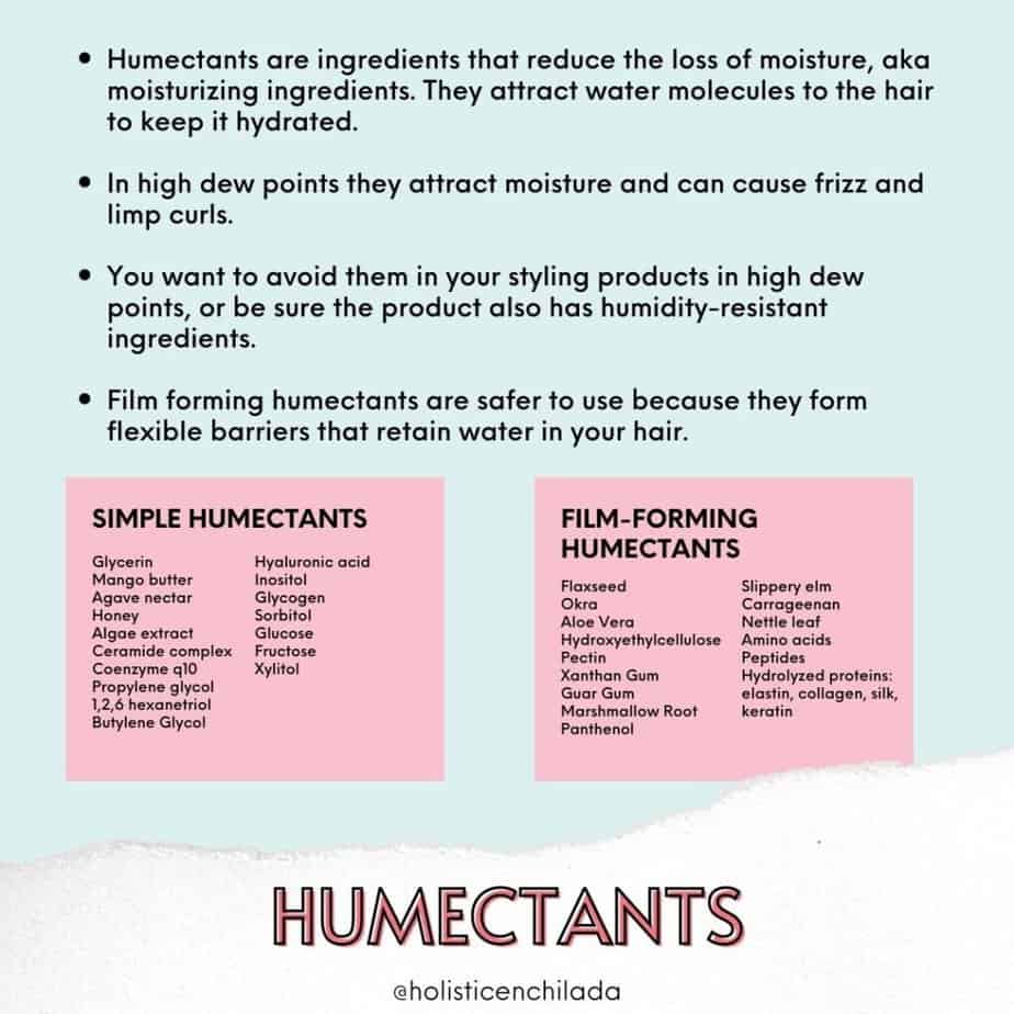 list of humectants