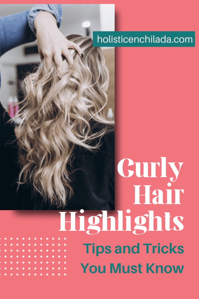 Curly Hair Highlights pin image
