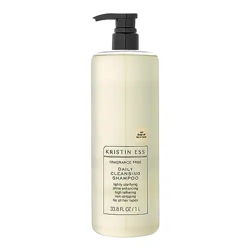 Kristin Ess Hair Fragrance Free Daily Cleansing Shampoo, Lightly Clarifying