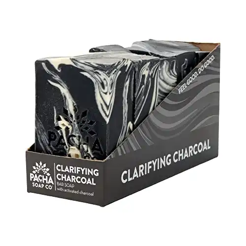 Pacha Clarifying Charcoal Bar Soap 5 Pack