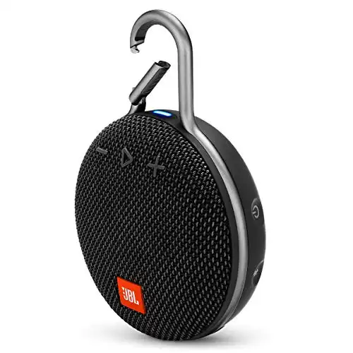 JBL Clip 3, Black - Waterproof, Durable & Portable Bluetooth Speaker