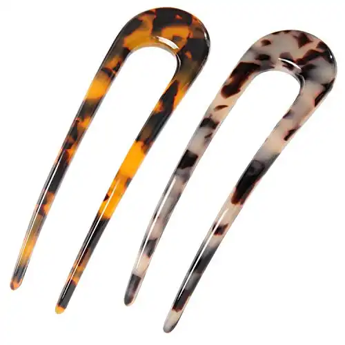 French Hair Forks Tortoise Shell French Hair Pins For Buns