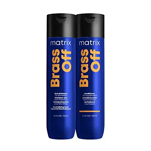 Matrix Brass Off Blue Shampoo and Nourishing Conditioner Set