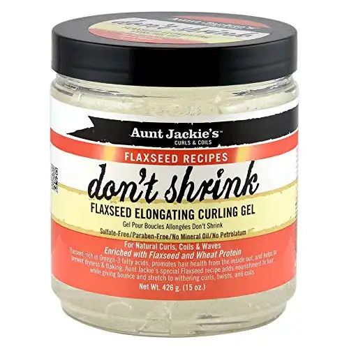 Aunt Jackie's Flaxseed Recipes Don't Shrink Elongating Hair Curling Gel