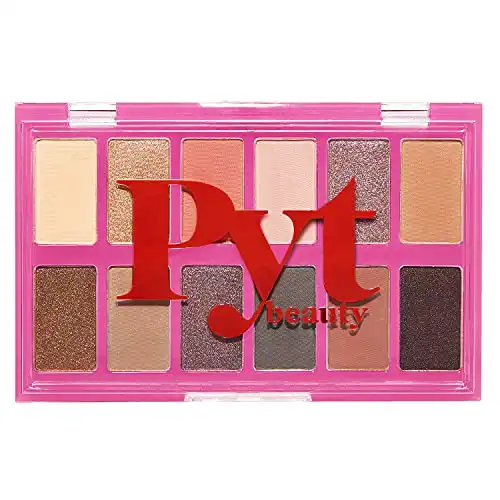 PYT Beauty Highly Pigmented Eyeshadow Palette with Cool Crew Nude Shades