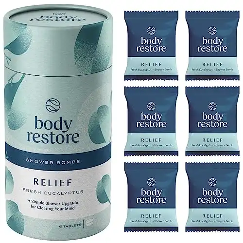 Body Restore Bath Bombs Aromatherapy 6 Packs