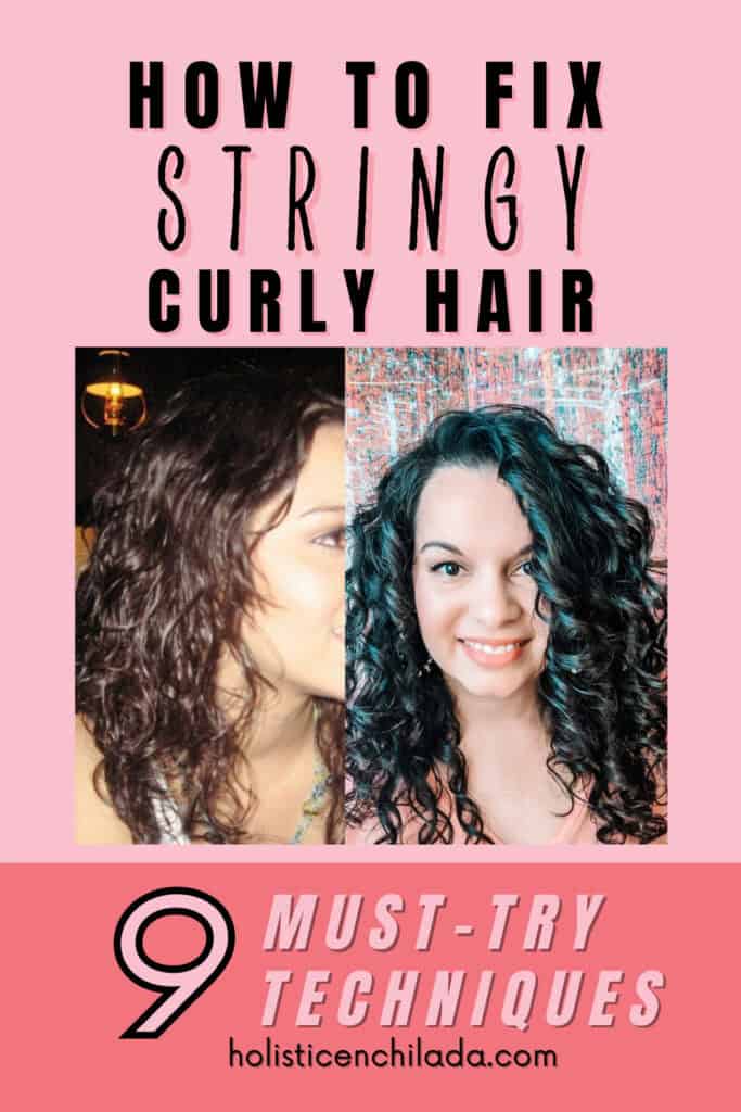 How to Fix Stringy Curly Hair - 9 Must-Try Techniques - The Holistic ...