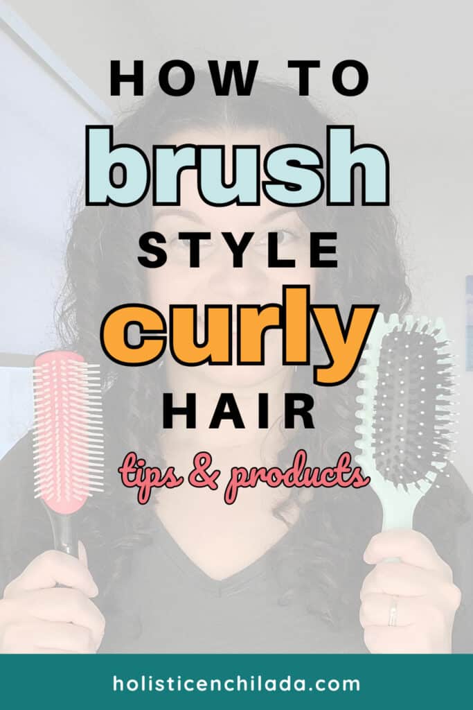 brush style curly hair image