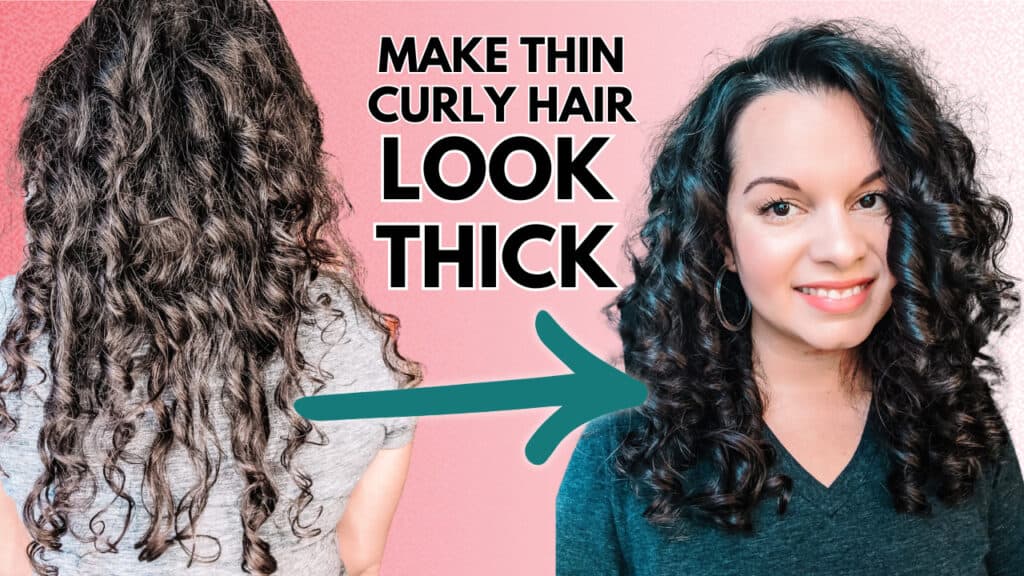 make thin curly hair look thicker and fuller