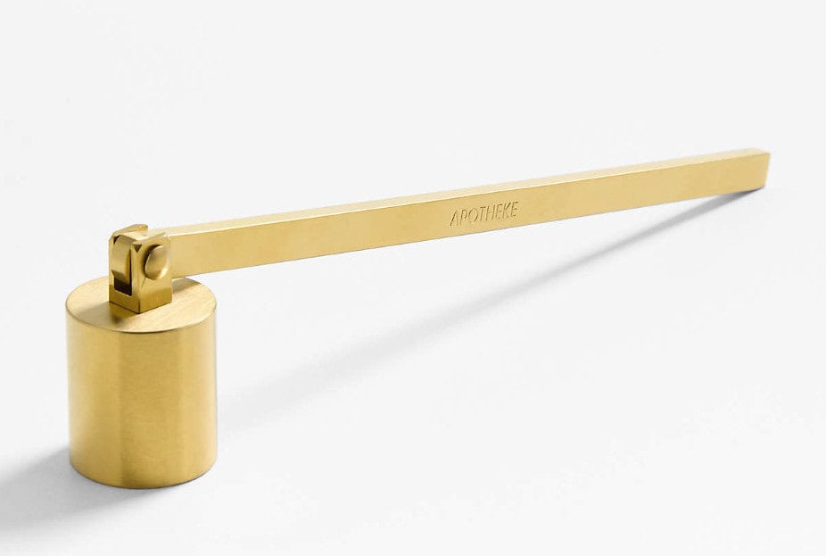 Apotheke Brass Finish Candle Snuffer