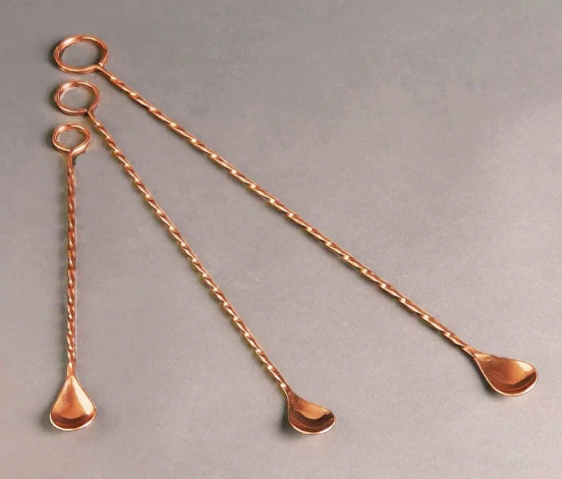 Recycled Copper Ringer Bar Spoon