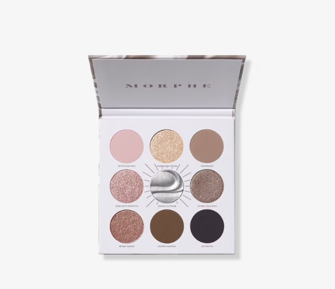 Morphe Rich & Foiled Going Platinum Eyeshadow Palette