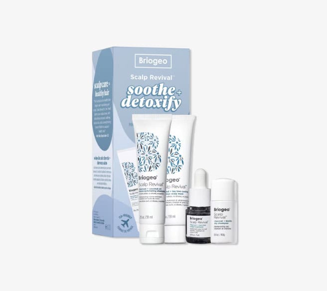 Briogeo Scalp Revival Soothe + Detoxify Travel Set