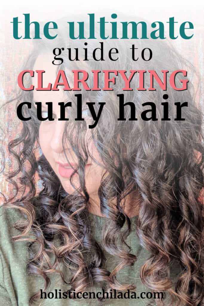how to clarify curly hair pin image