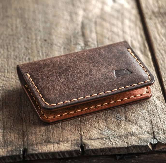 Handmade Full-Grain Leather Bifold Wallet